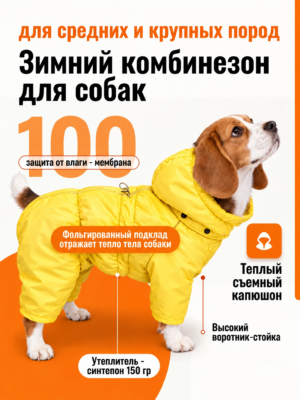 Зимний комбинезон 26/27 бигль (средние породы собак)